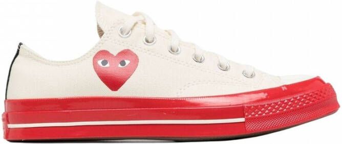 Comme des Garçons Chuck 70 Low-Top Sneakers White Dames