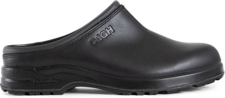 Comme des Garçons Waterdichte leren klompen