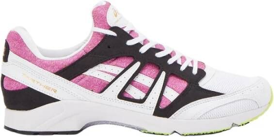 Comme des Garçons Kleurrijke Mesh Sneaker met Vetersluiting
