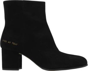 Common Projects Black Suede City enkellaarzen Zwart Dames