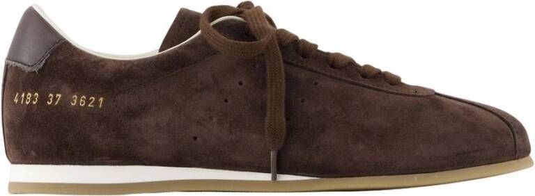 Common Projects Bruin Leren Rijderschoen Sneakers