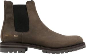 Common Projects Bruine lederen winter enkellaarzen Bruin Heren
