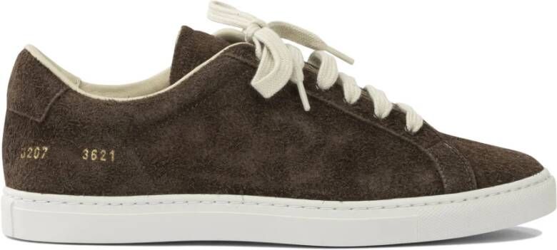 Common Projects Bruine Sneakers voor Mannen Aw25
