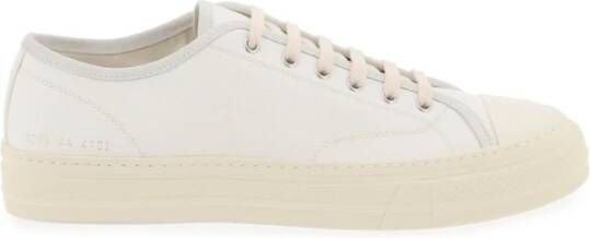 Common Projects Canvas en Suède Toernooi Sneakers White Heren