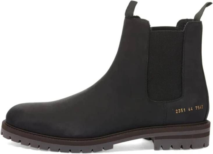 Common Projects Chelsea Boots Black Heren
