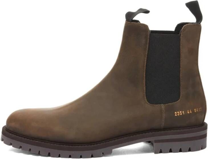 Common Projects Chelsea Boots Brown Heren