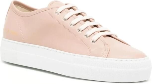 Common Projects Beige Leren Trainers Low Classic - Foto 3