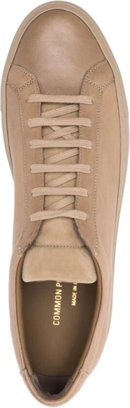 Common Projects Grigio Leren Sneakers voor Mannen