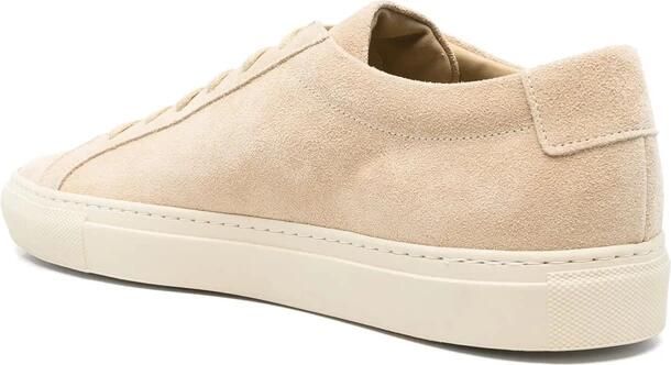Common Projects Beige Veterschoen met Platte Rubberen Zool - Foto 2
