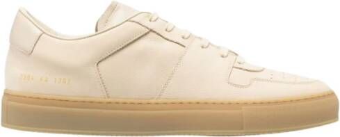 Common Projects Decades Tan Court Sneakers