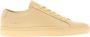 Common Projects Gele Leren Sneakers Gemaakt in Italië Yellow Dames - Thumbnail 1