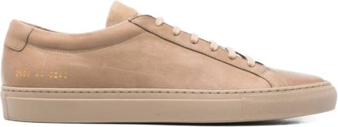 Common Projects Grigio Leren Sneakers voor Mannen