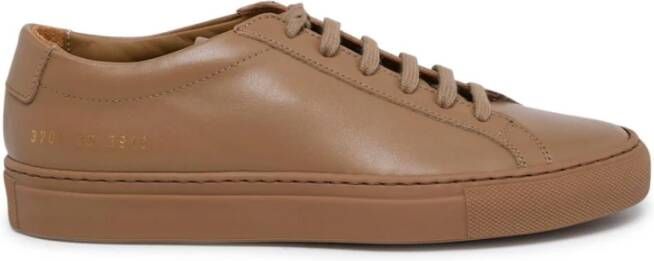 Common Projects Grijze Duifleren Achille Sneaker Bruin Dames