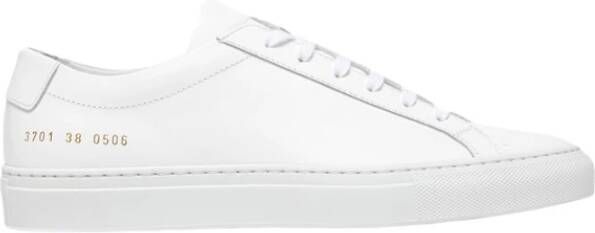 Common Projects Italiaanse Achilles Low Sneakers White Heren