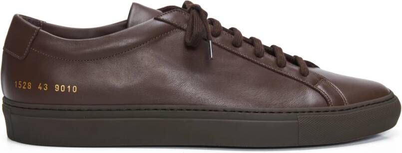 Common Projects Klassieke leren sneakers gemaakt in Italië