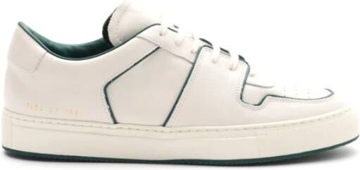 Common Projects Klassieke Witte Lage Top Sneakers White Heren
