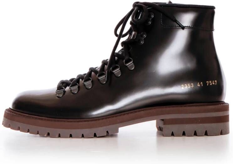 Common Projects Lace-up Boots Black Heren