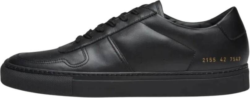 Common Projects Lage Zwarte Basketbalsneakers Black Heren