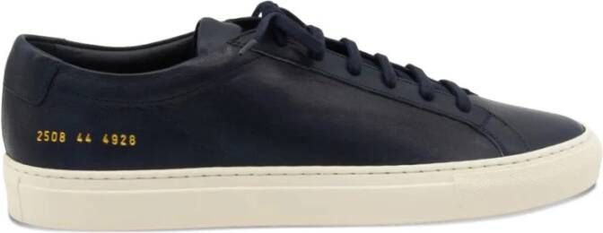 Common Projects Nappa Leren Sneakers Gemaakt in Italië