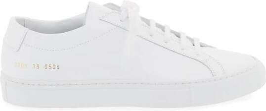 Common Projects Originele Achilles Leren Sneakers White Dames