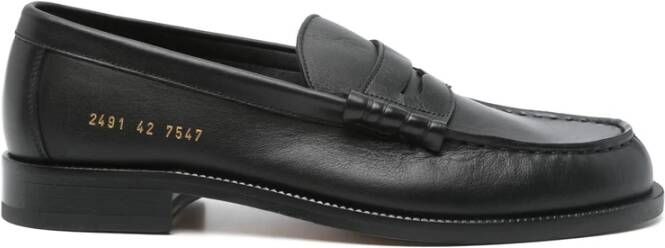 Common Projects Penny Slot Moc Loafers met Gestapelde Hak