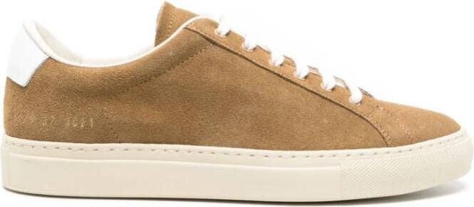 Common Projects Retro Aw23 6129 Sneakers Brown Dames