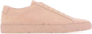 Common Projects Roze nubuck achilles sneakers Roze Dames