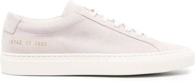 Common Projects Roze Suède Sneakers Pink Dames