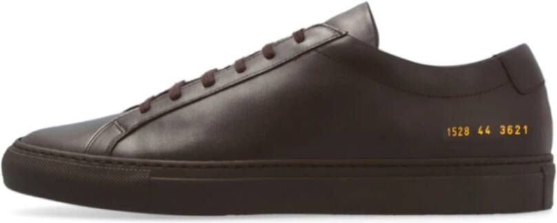 Common Projects Shoes Brown Heren