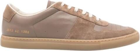Common Projects Taupe Suède Sneakers met Veters