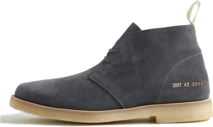 Common Projects Washed Black Chukka Stijl Black Heren
