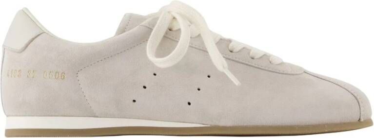 Common Projects Witte Leren Rijderschoen Sneakers