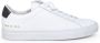 Common Projects Witte leren sneakers met print White Heren - Thumbnail 1