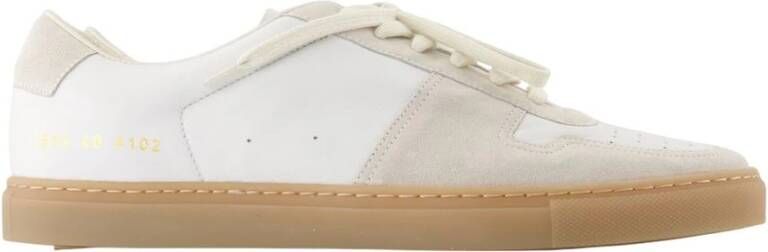 Common Projects Witte Leren Sneakers met Rubberen Zool