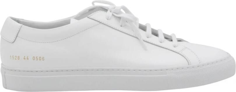 Common Projects Witte Leren Sneakers Original Achilles