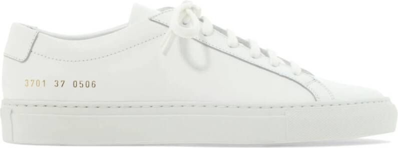 Common Projects Witte Leren Sneakers voor Vrouwen