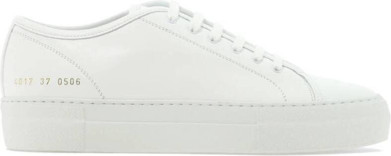 Common Projects Witte Leren Sneakers voor Vrouwen