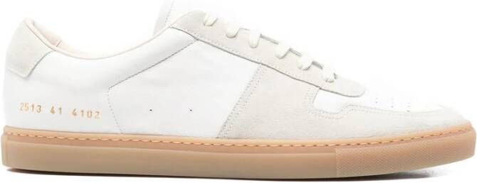 Common Projects Witte Suède Leren Veterschoenen