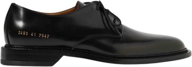 Common Projects Zwarte Leren Klassieke Schoen