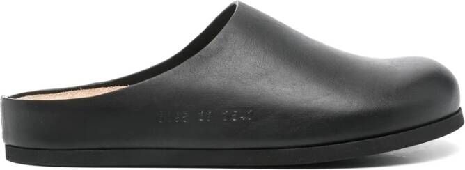 Common Projects Zwarte Rubberen Zool Merk Binnenzool Schoenen