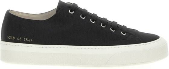 Common Projects Zwarte Tournament Low Classic Sneakers Black Heren