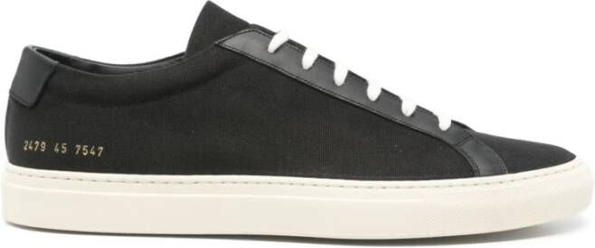Common Projects Zwarte Veterschoenen A del Teen