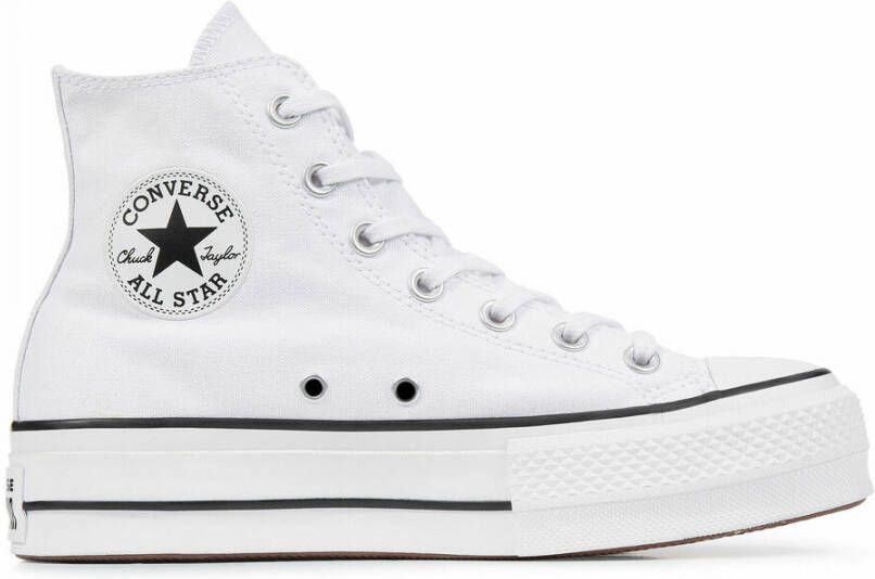 Converse 560846C Chuck Taylor ALL Star High TOP Platform Sneakers Wit Unisex