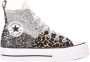 Converse Aangepaste Witte Platform Sneakers Glitter - Thumbnail 1