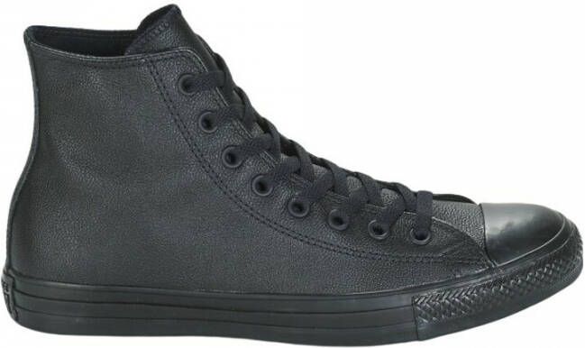 Converse All Stars Leather Hoog sneakers 135251C Zwart Dames
