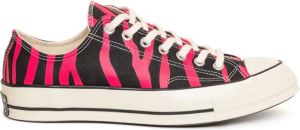 Converse Bedrukte Veterschoenen Roze Heren