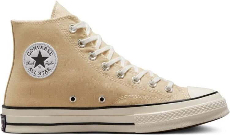 Converse Beige Canvas Sneakers Chuck 70 Hi - Foto 2