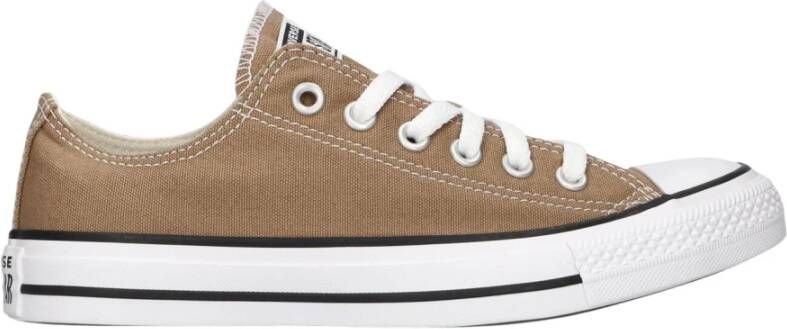 Converse Bruine Canvas Lage Sneakers Brown Dames
