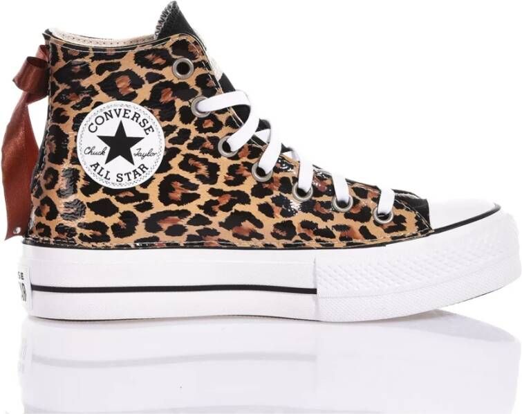 Converse Bruine Platform Sneakers Damesschoenen Brown Dames