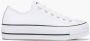 Converse Chuck Taylor All Star Lift Ox Lage sneakers Leren Sneaker Dames Wit - Thumbnail 17